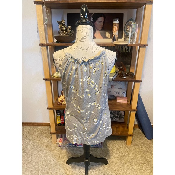 Anthropologie Vanessa Virginia Cocodrie Fish Tank halter high neck - Picture 6 of 7